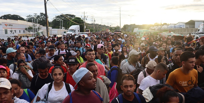 caravana migrantes mexico estados unidos