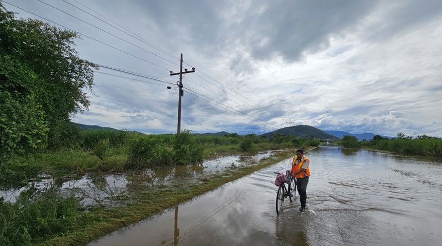 calles inundadas honduras tormenta sara