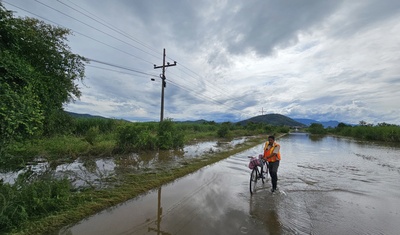 calles inundadas honduras tormenta sara