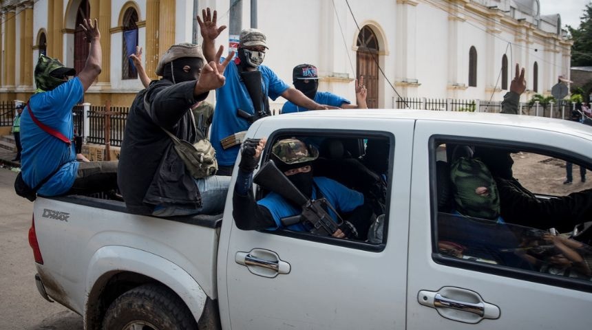 paramilitares policía voluntaria nicaragua