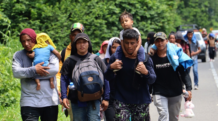 caravana migrantes mexico eeuu