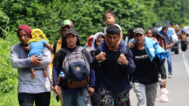 caravana migrantes mexico eeuu