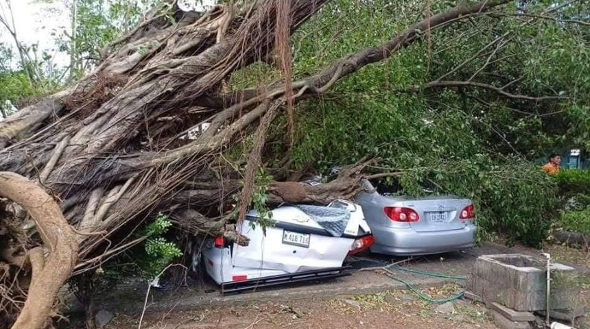 fuertes vientos nicaragua