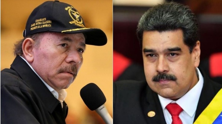 Dupla Daniel Ortega y Nicolás Maduro atrapa atención de EEUU