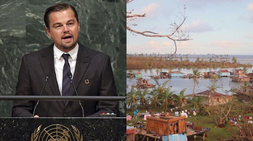 Leonardo DiCaprio se solidariza con comunidades indígenas afectadas por huracanes en Nicaragua