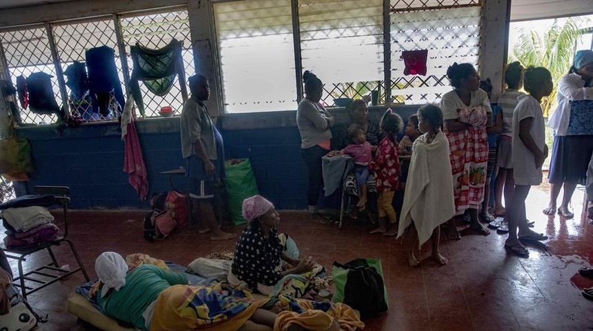 OPS muestra foto de albergue en Nicaragua  aglomerado de personas, alertan que bajó vigilancia para prevenir coronavirus