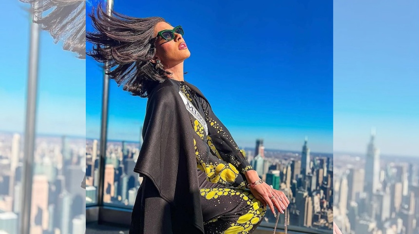 Miss Universo Sheynnis Palacios deslumbra en Nueva York con moda de diseñadores nicaragüenses