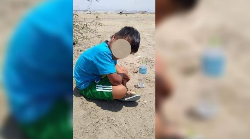 Dejan abandonado a un niño con síndrome de down en un desolado lugar