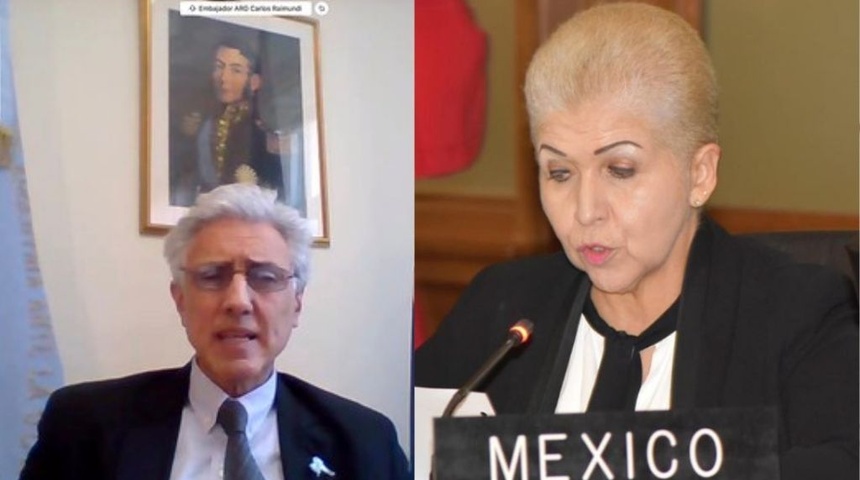 México y Argentina explican abstención en votación de OEA sobre Nicaragua