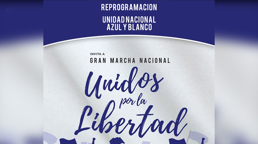 Gran marcha nacional se realizará este 14 de octubre