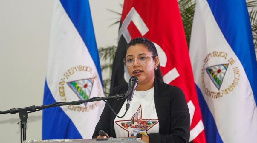 Renuncia ministra de la mujer Tamara Martínez Sarantez en Nicaragua