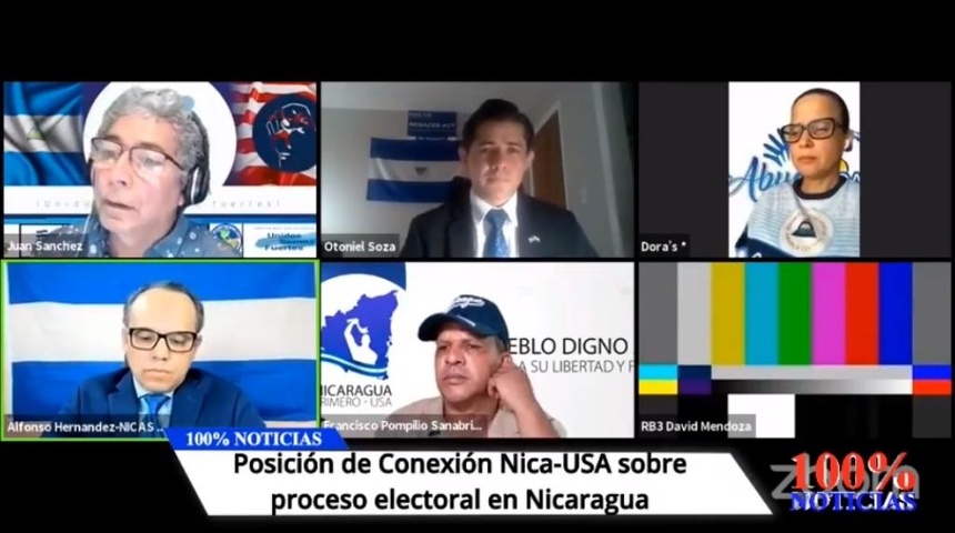 Conexión Nica-USA "imposible" disputar el poder en elecciones "viciadas" de Nicaragua, piden desconocerlas