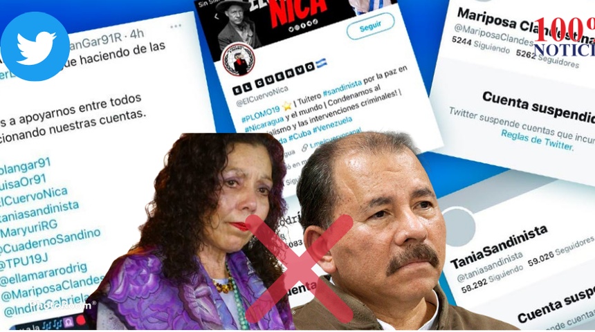 Golpe a "Granjas de trolls" de Rosario Murillo, Twitter suspende más de diez cuentas sandinistas