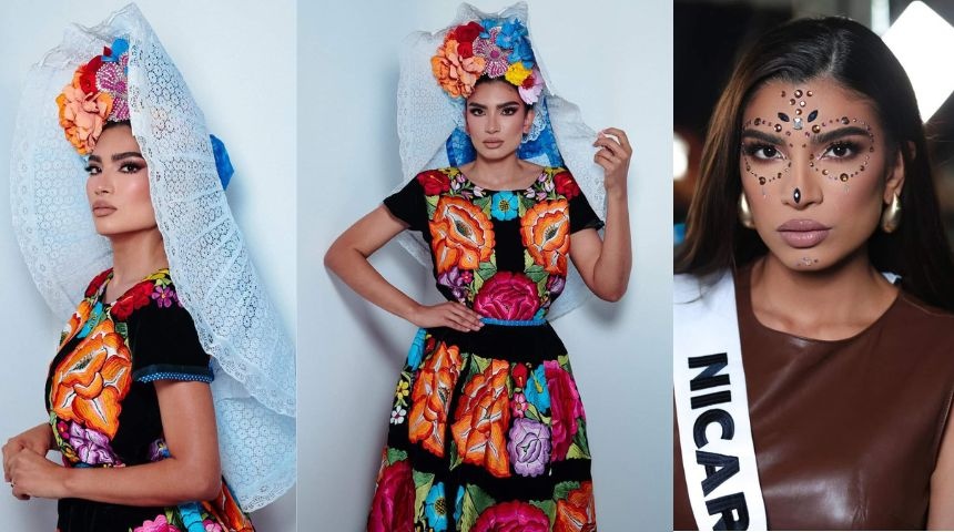 Geyssell García, Miss Nicaragua, busca conquistar el Universo con su traje azteca