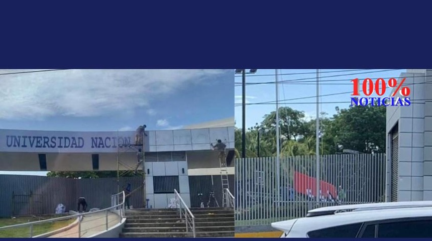 Cancelan personería jurídica de la Universidad Centroamericana UCA, instalan bandera del FSLN