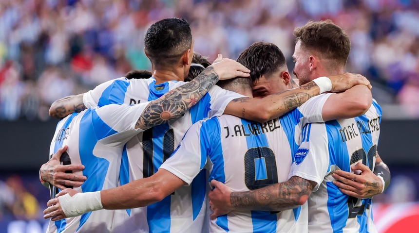 Así llega la plantilla de Argentina a la final