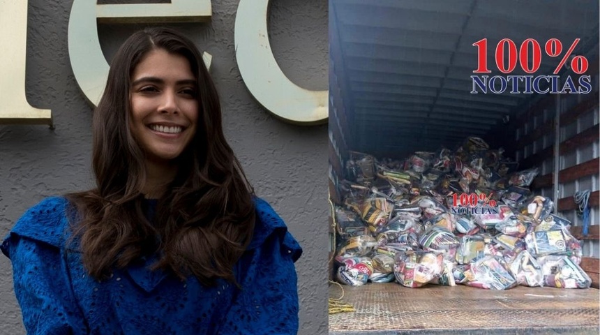 Régimen prohíbe entregar alimentos a damnificados a Berenice Quezada Miss Nicaragua 2017