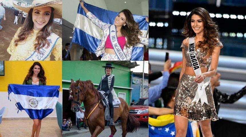 Miss Nicaragua 2017 Berenice Quezada es la compañera de fórmula de Óscar Sobalvarro de CxL