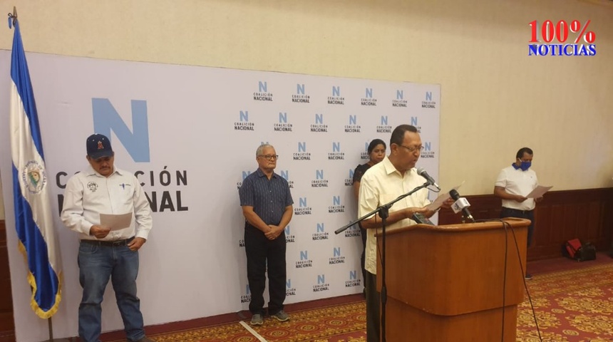 Coalición Nacional exige la renuncia de Daniel Ortega