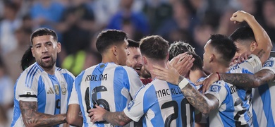 argentina celebran victoria eliminatorias sudamericanas