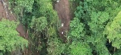 costa rica desplamiento tierra accidente bus muertos