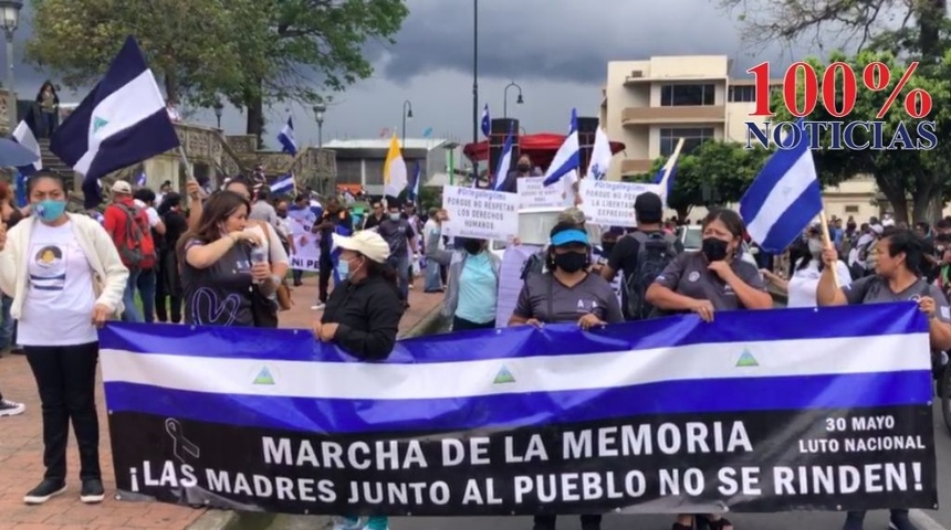 “Marcha de la Memoria” en Costa Rica, por víctimas de represión el 30 de mayo 2018 en Nicaragua