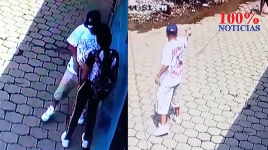 Policía captura a dos ladrones que con pistola en mano asaltan a niña en Chinandega