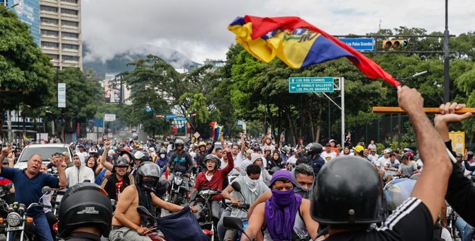 protestas venezuela fraude electoral