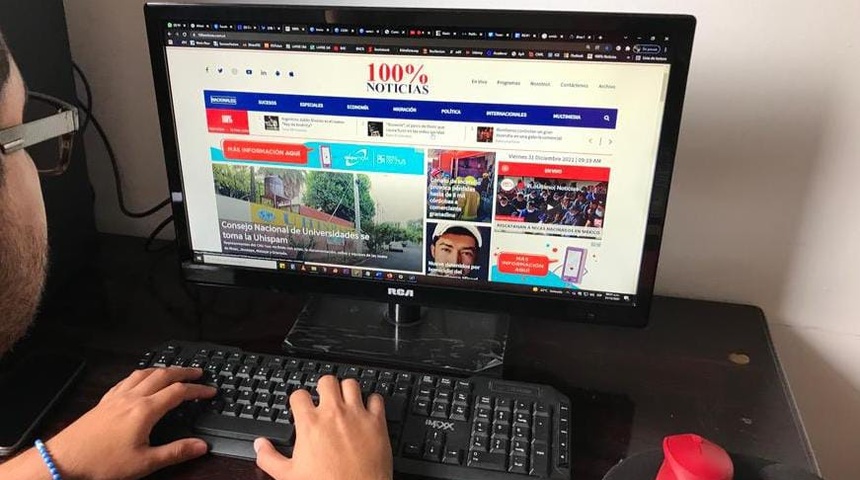 100% Noticias con casi 14 millones de sesiones en su sitio web durante el 2021