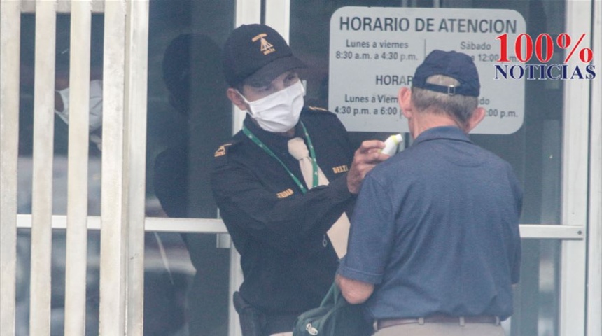 A partir del lunes obligatorio uso de mascarillas para ingresar a sucursales bancarias en Nicaragua