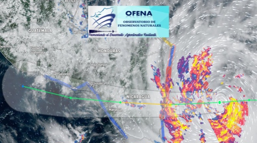 Julia se convierte en huracán de categoría 1, se aproxima a Bluefields, Nicaragua