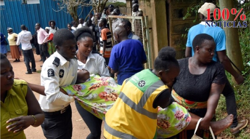 Murieren 14 niños por una estampida al salir de la escuela en Kenia