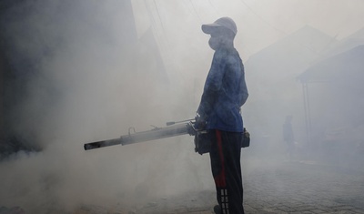 fumigación contra mosquito dengue