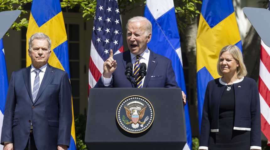 Biden: Finlandia y Suecia cumplen todos los requisitos para entrar en la OTAN