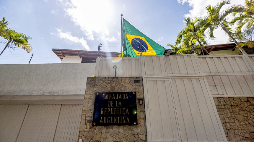 bandera brasil caracas venezuela