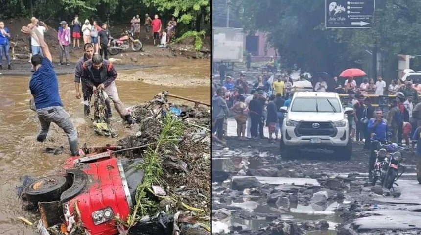 Nicaragua: Lluvias del Fin de Semana por ondas tropicales e influencia de "giro centroamericano"