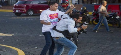 agresion policias periodistas nicaragua