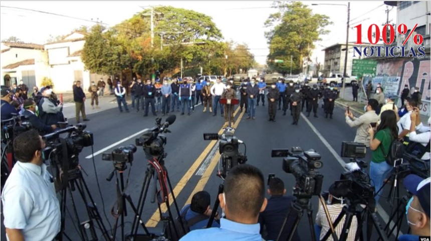 Aíslan el centro de San Salvador para evitar contagios