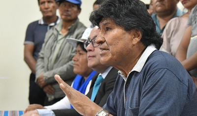 expresidente bolivia evo morales rueda prensa cochabamba