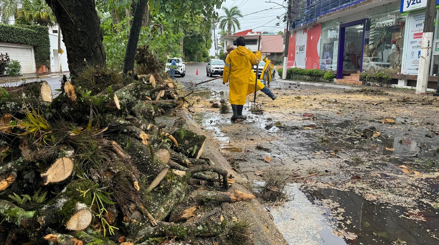 Temporal deja dos muertos en oriente de México y lluvias en 17 de los 32 estados del país