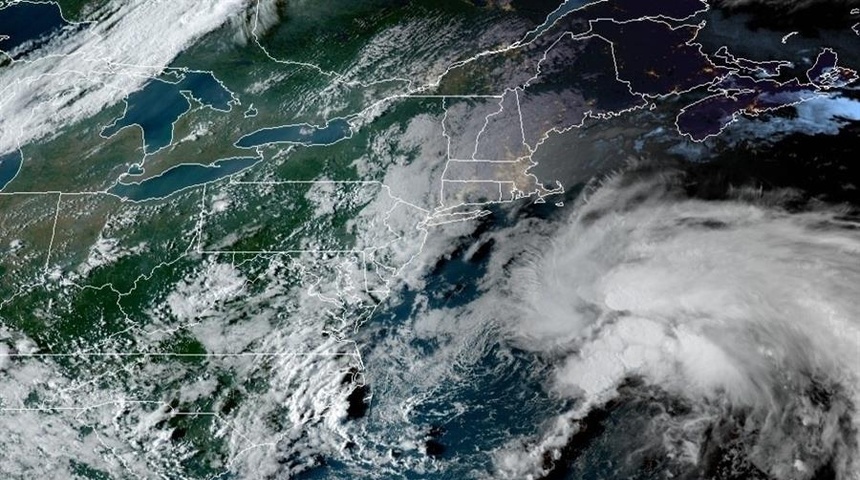 Tormenta tropical Odette prosigue su ruta en el Atlántico rumbo a Canadá