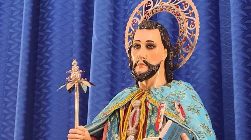 Prohíben tope de Santiago con San Sebastián y San Marcos en el atrio de su iglesia en Jinotepe