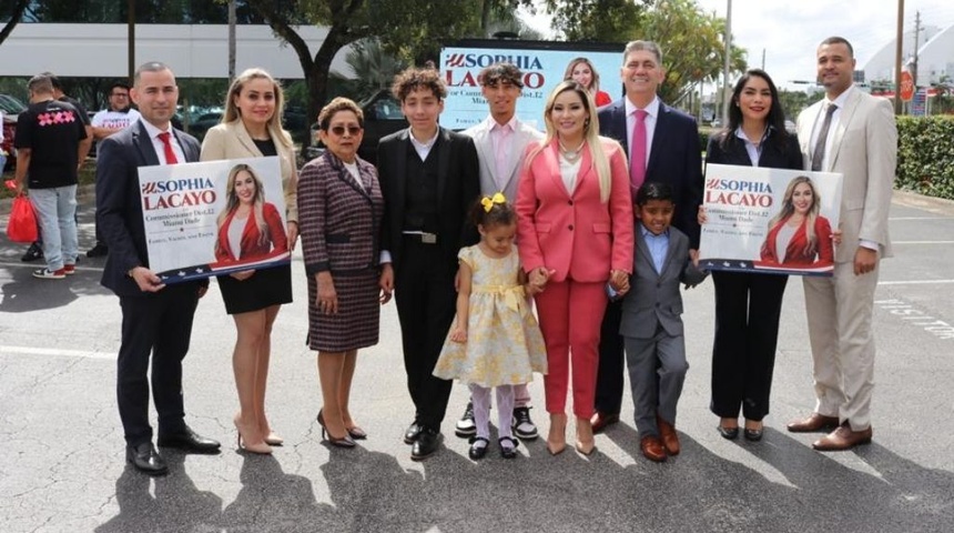 Sophia Lacayo lanza candidatura para Comisionada del distrito 12 del condado de Miami Dade