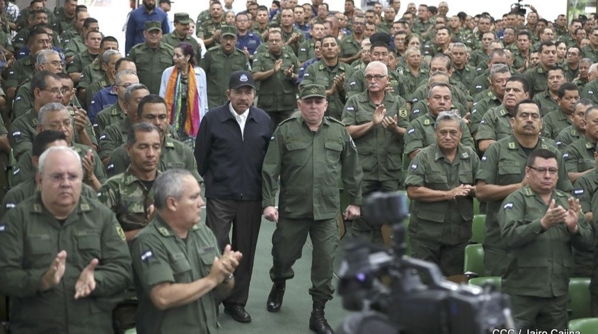 Daniel Ortega y 7 militares más encabezan lista a sancionar con Ley Renacer