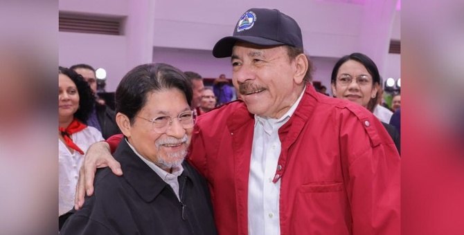 daniel ortega denis moncada colindres acto público