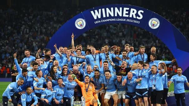 manchester city celebra ganar liga campeones