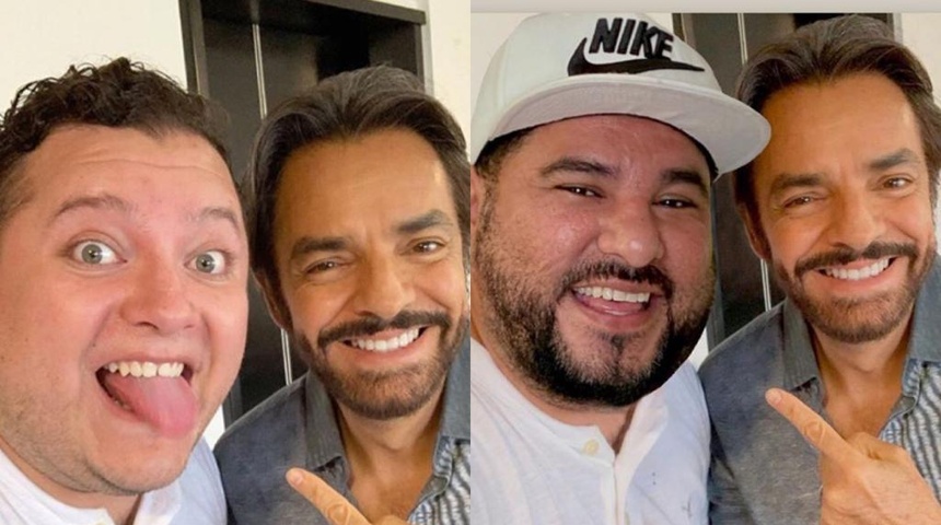 Comediante mexicano denuncia a JR por montaje de foto con Eugenio Derbez