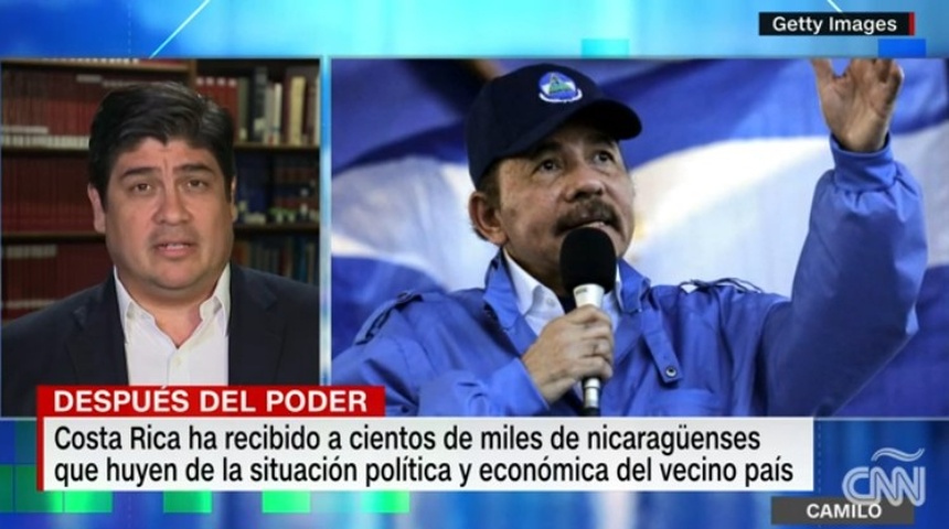 Carlos Alvarado "hasta la iglesia católica está siendo perseguida" en Nicaragua