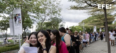 fans taylor swift concierto singapur