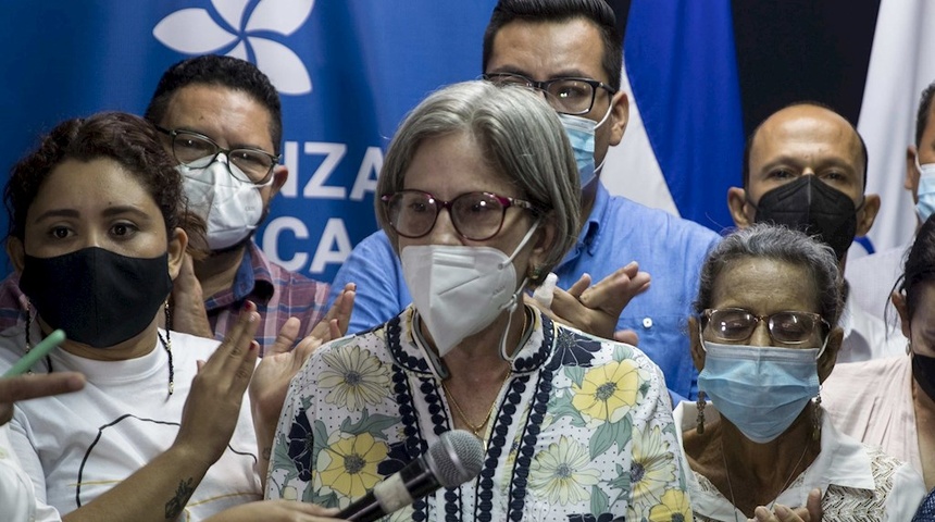 Alianza opositora de Nicaragua seguirá en el proceso electoral pese a los arrestos